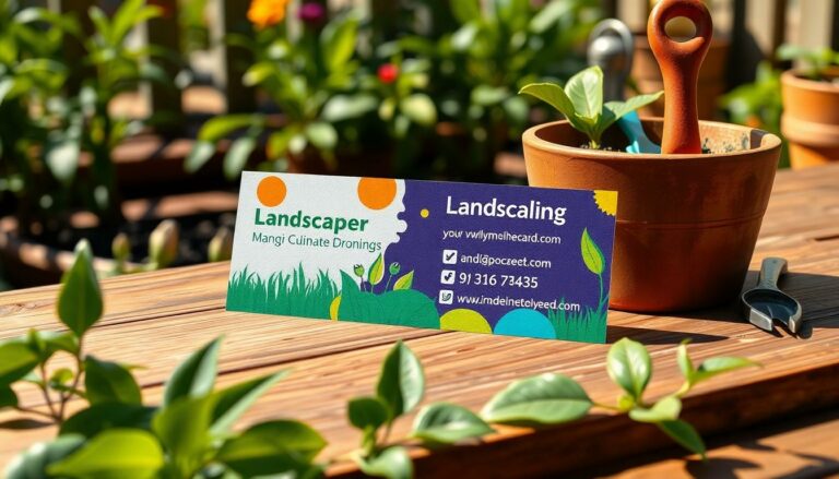 landscaping business cards ideas